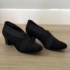 east5th EF Renton Black Booties size 9 Memory Foam